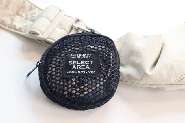 ダイソー メッシュラウンドバッグポーチ バッグ 持ち運び
