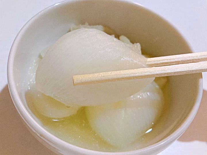 煮込んだ新玉ねぎ