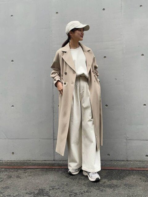 白デニムパンツコーデ3