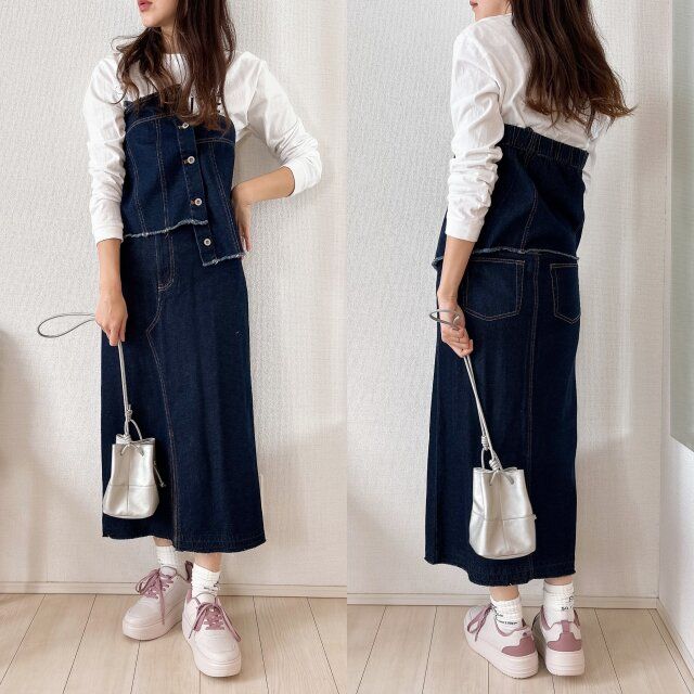 ボタンをちぐはぐにしてもおしゃれ