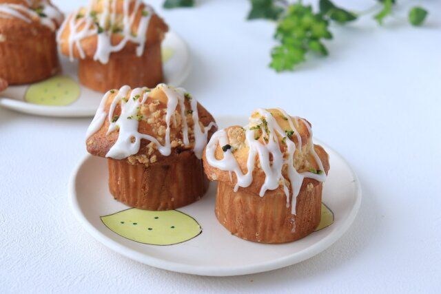 レモンとクリチの米粉マフィン