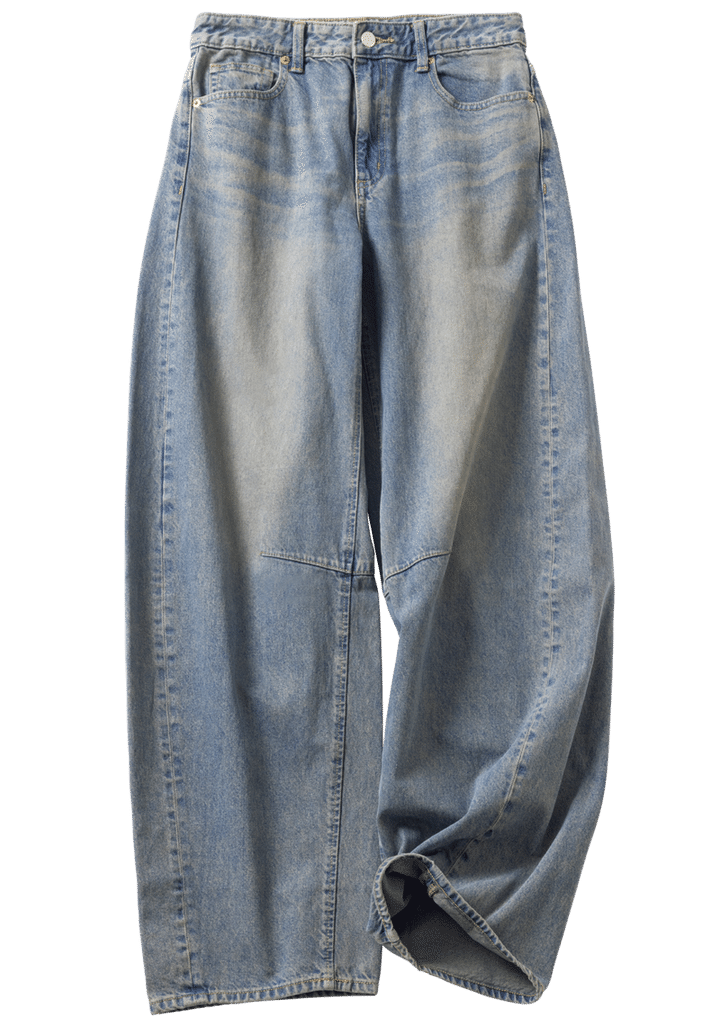 GU バレルレッグジーンズ