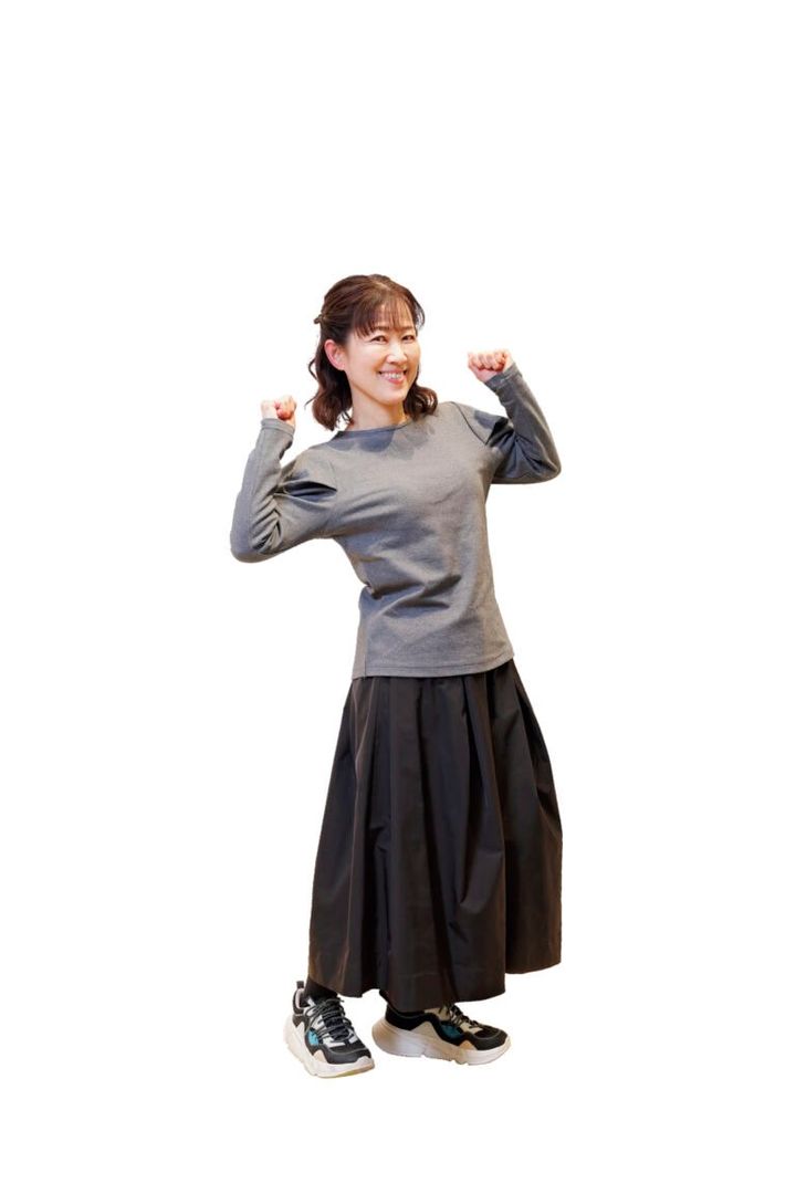 ジェイアール名古屋タカシマヤでファッションサービスを受ける前の山口こず恵さん