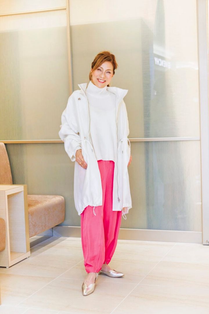 大丸心斎橋店のサービスを受けた後の篠部朋子さん