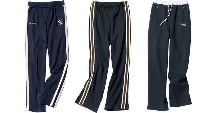 ウーアとスポーティ＆リッチとシンゾーンのトラックパンツ