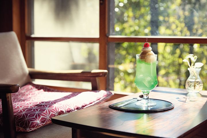 1928年に開業した旅館跡で、伊東市の指定有形文化財。