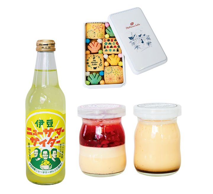 地元の酒屋とみかん農園のコラボ、伊豆ニューサマーサイダーなど。