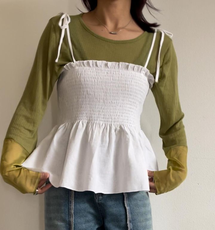 画像1: SHEINで買える春ビスチェ