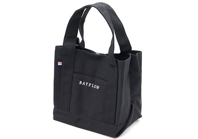 ベイフロー黒トートバッグ付録レビュー幅広マチ