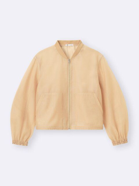 GUのシアーブルゾン