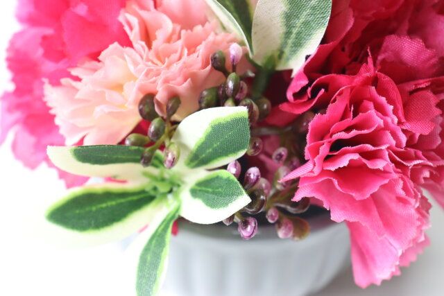 プレゼントカーネーションポット ディテール