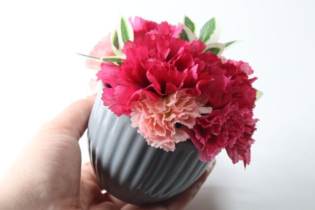 プレゼントカーネーションポット 陶器