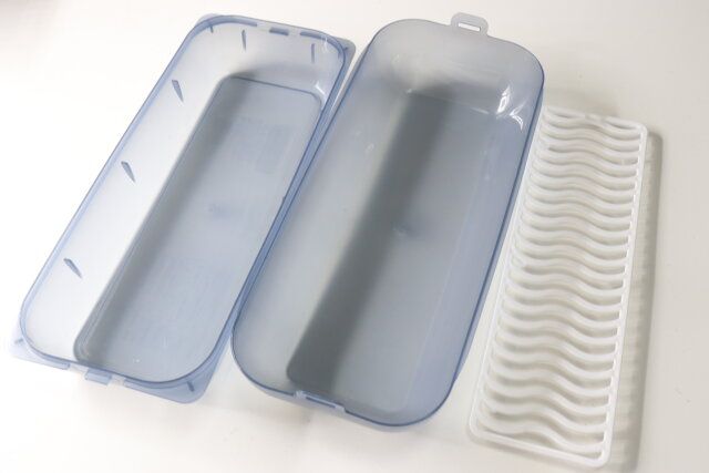 ダイソーの電子レンジ調理器 とうもろこし・さつまいも CGRを展開した様子