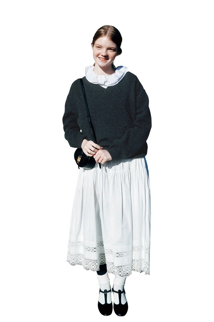 フリルにフリルでガーリーなオシャレコーデ【本日のFUDGE GIRL-3月30日】