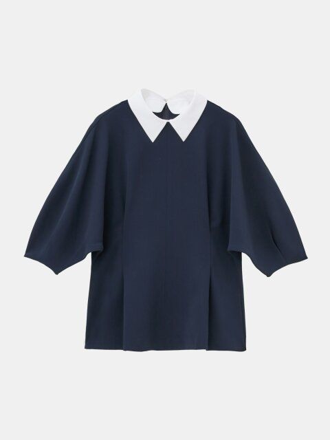 2025春plstレディーストリアセブレンド2WAYブラウス