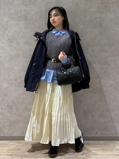 マウンテンパーカーコーデ1