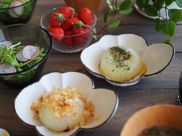 まるごと新玉ねぎのおつまみ