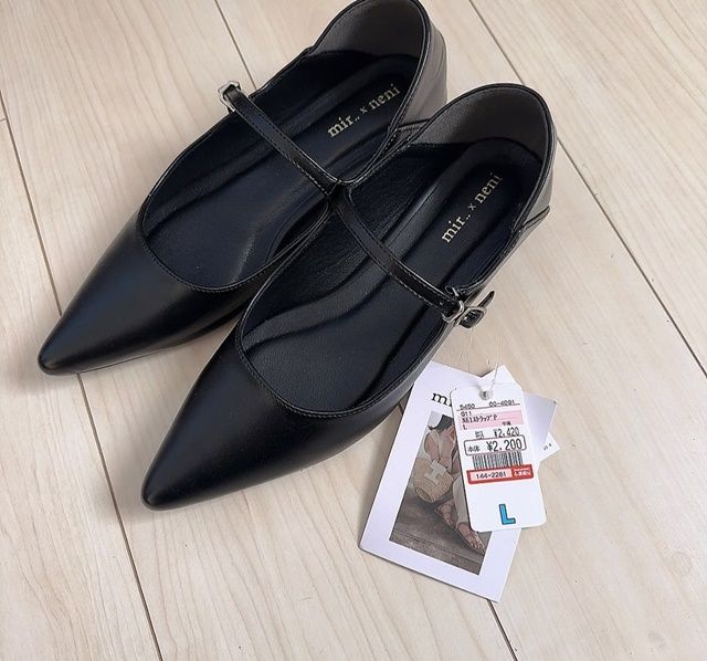 しまむら「ストラップパンプス」