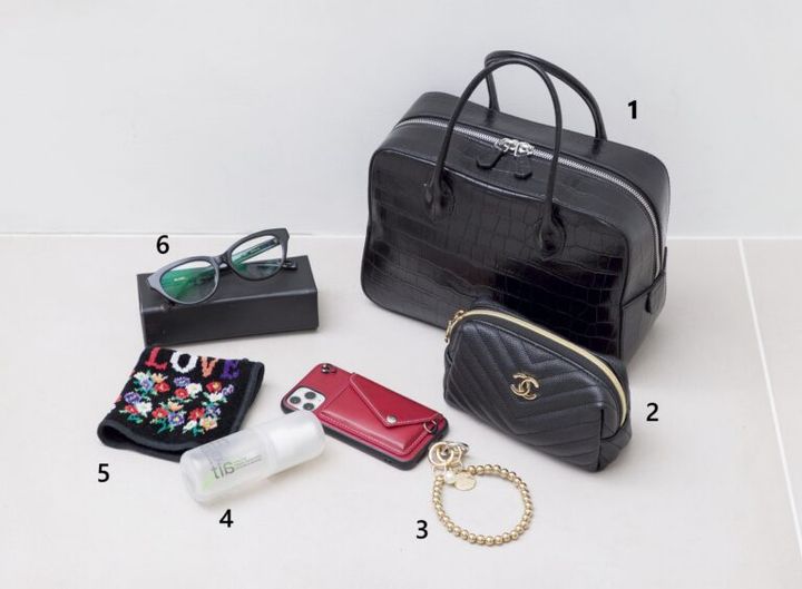 西田有希さんのバッグの中身