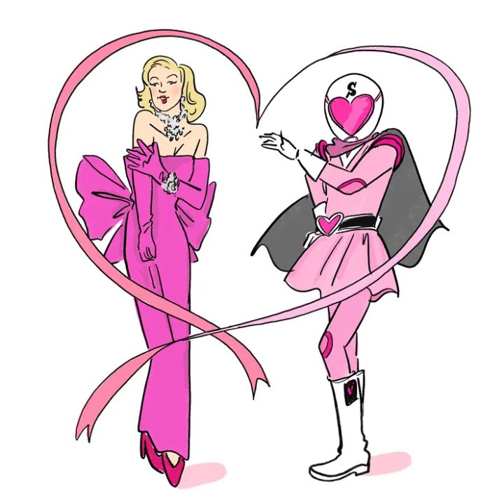 ピンク 色 カルチャー 春 カラー イラスト３