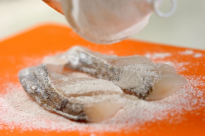 タラの野菜うまみあんかけの下準備1