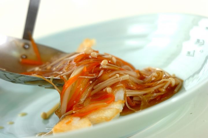 タラの野菜うまみあんかけの作り方3