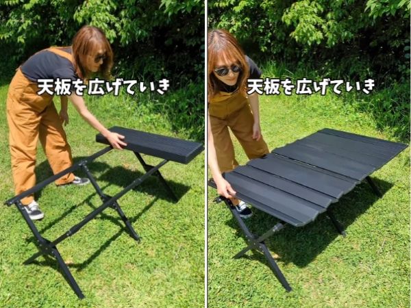 コスパ最強！軽量で組み立てが簡単な新定番テーブルが天才的すぎる！