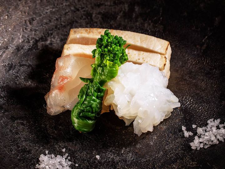 東北沢『鮨 西崎』のつまみ