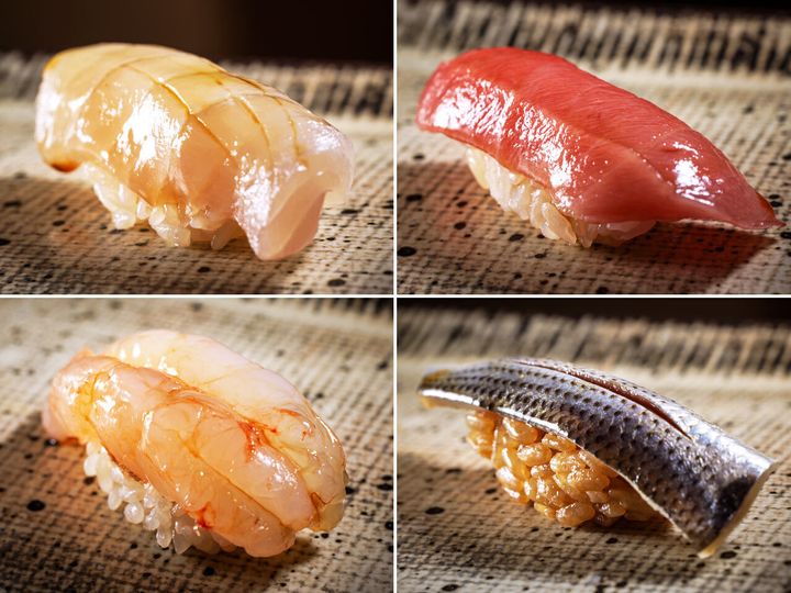 東北沢『鮨 西崎』の握り４貫