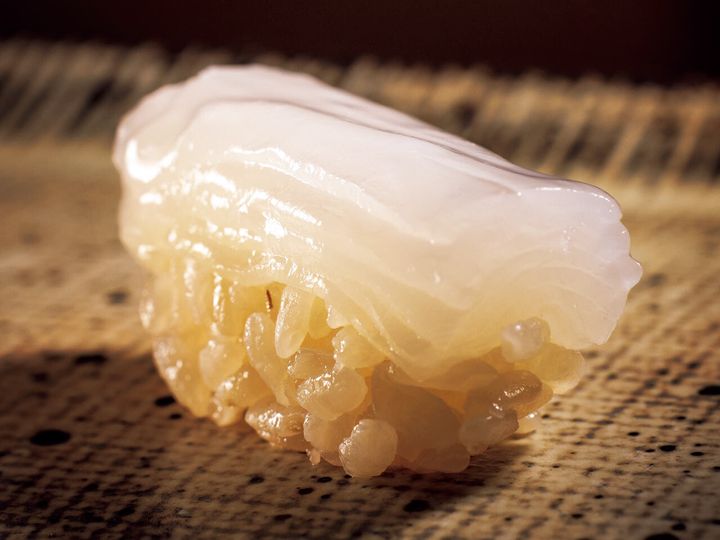 東北沢『鮨 西崎』のイカ