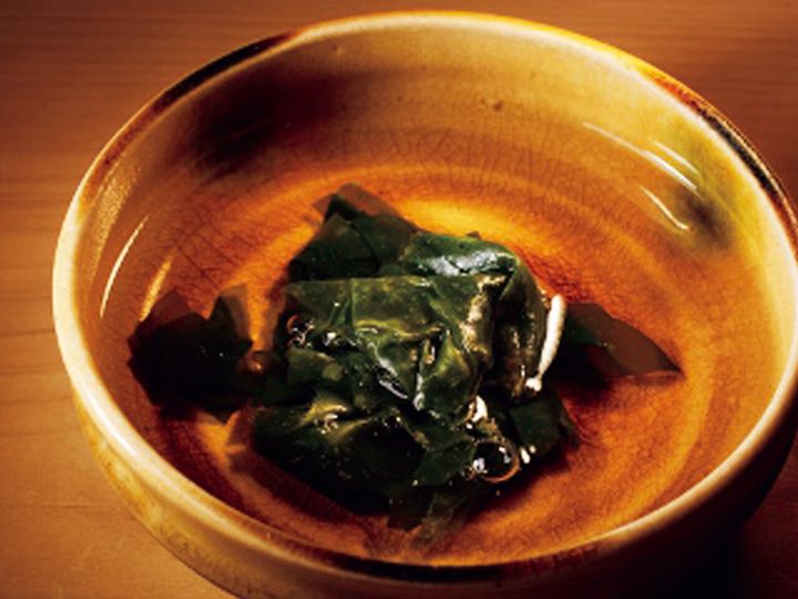 不動前『不動前 すし 岩澤』のワカメしゃぶしゃぶ