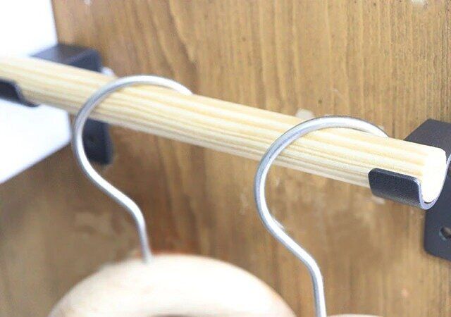 セリア インテリアウッドバー 丸 16cm