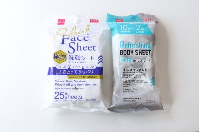 ダイソーのポケットサイズのシート2種