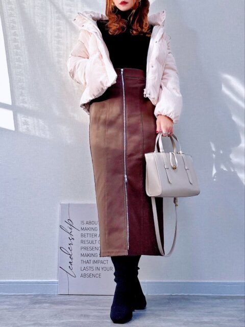 短かめ丈のアウター合わせ！