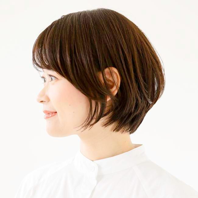 TAYA ヘアスタイル 二重あご丸顔カバー ショート