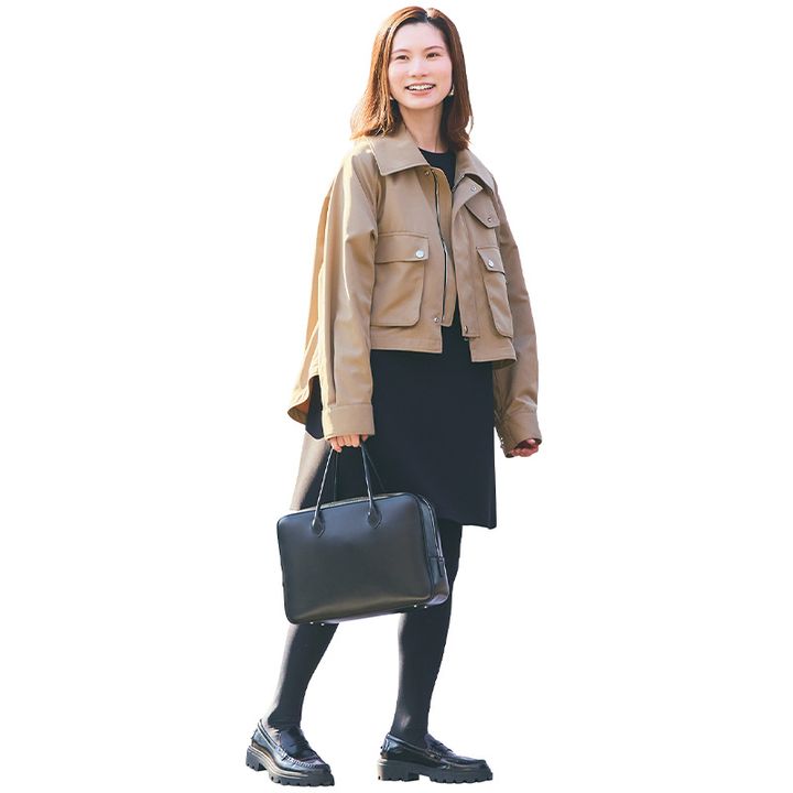 車通勤ママのキレイめコーデを拝見