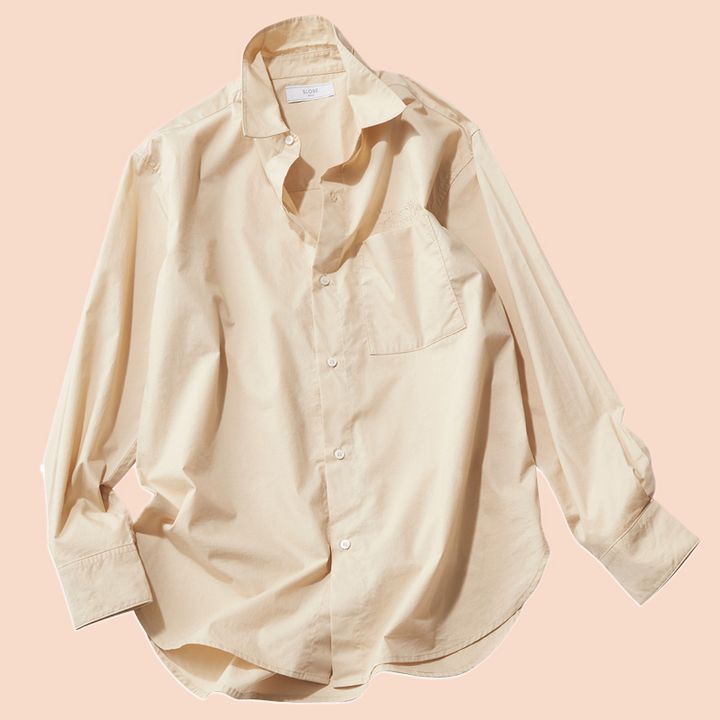 The Skirt Chroniclesとスローブイエナのコラボのカラーシャツ