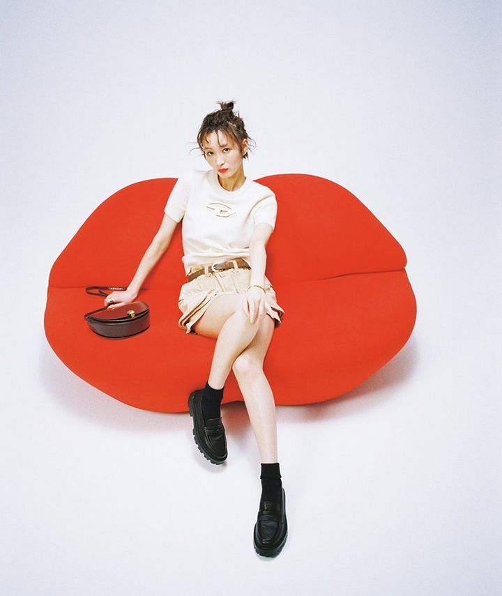 岡崎紗絵とデニム