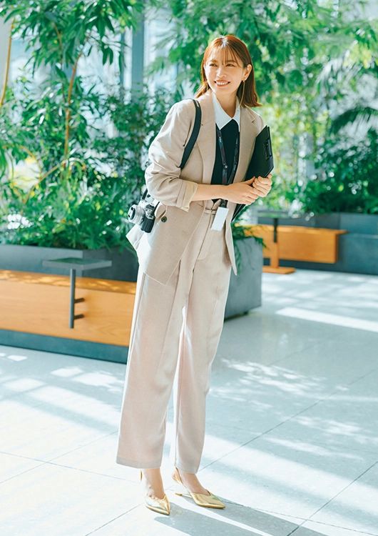 大人上品なきれいめ通勤コーデ