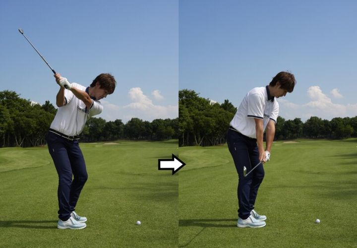 正しいダウンスイングのやり方は？「手を振る意識はいらない」プロが解説