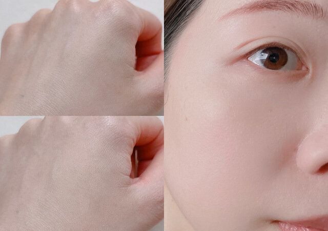 セミマットな仕上がり肌