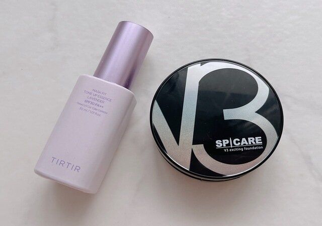 TIRTIR マスクフィットトーンアップエッセンス ラベンダー SPICARE V3 エキサイティングファンデーション