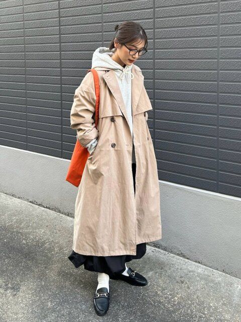 トレンチコートのコーデ4
