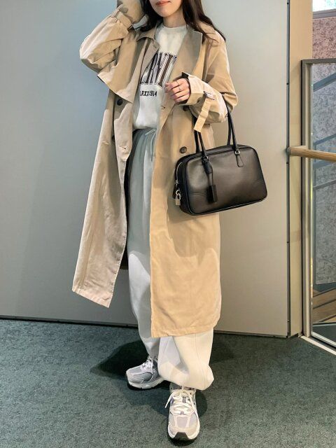 トレンチコートのコーデ