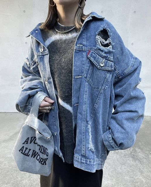 しまむらのデニムジャケット6