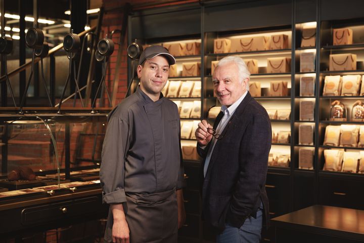 パトリック・パイエー（左）、アラン・デュカス（右）