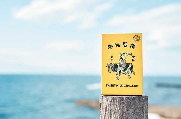 伊豆大島の牛乳煎餅