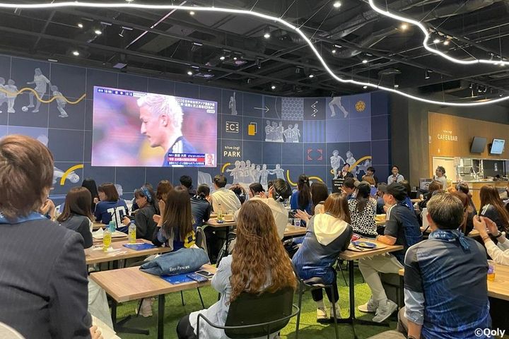 サッカー好きなら一度は行きたい東京ドームシティの『blue-ing!』！日本代表やなでしこジャパンの試合当日にPVも開催中