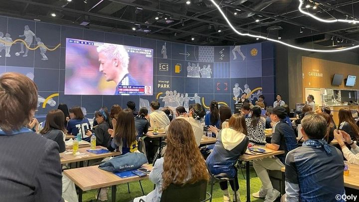サッカー好きなら一度は行きたい東京ドームシティの『blue-ing!』！日本代表やなでしこジャパンの試合当日にPVも開催中