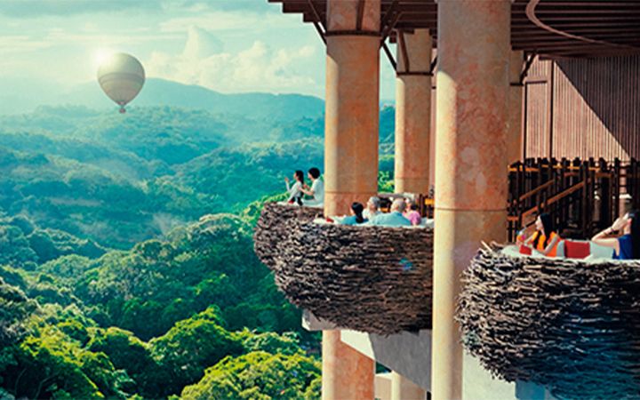 沖縄の新テーマパーク「ジャングリア」の完成予想図